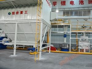 廃電池回収破砕設備
